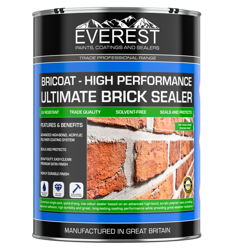 Everest Paints - BRICOAT - Ultimate Brick Sealer - Impregnating Sealer