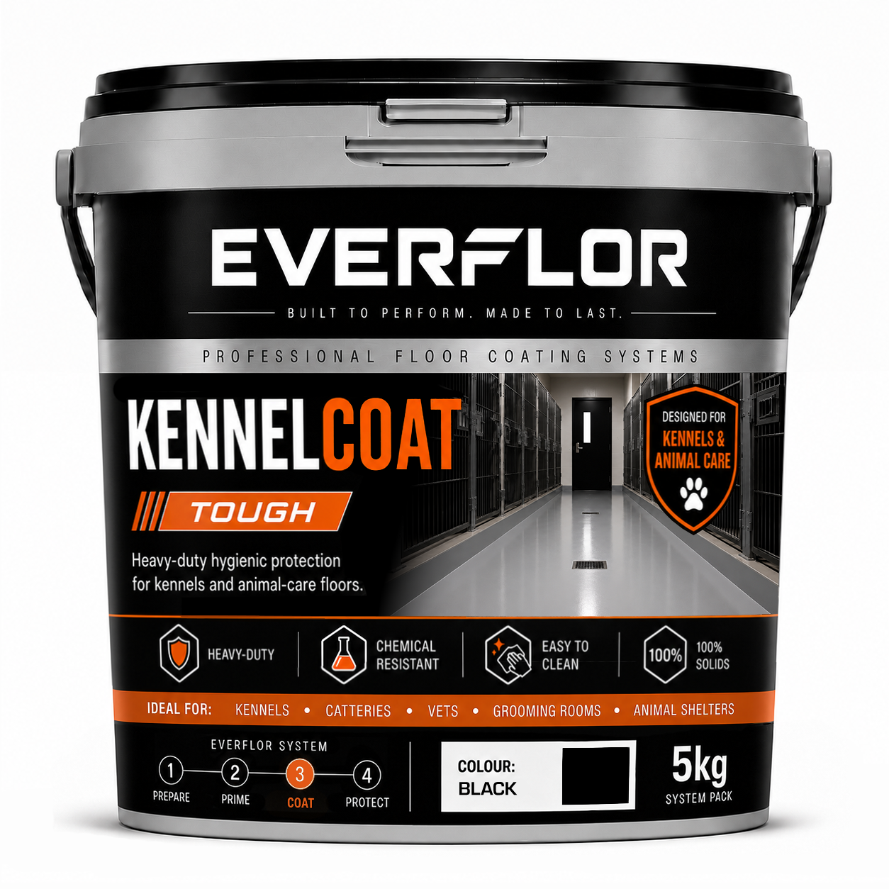 Everest Trade - Kennel &amp; Cattery Vloerverf - Hoge Prestaties
