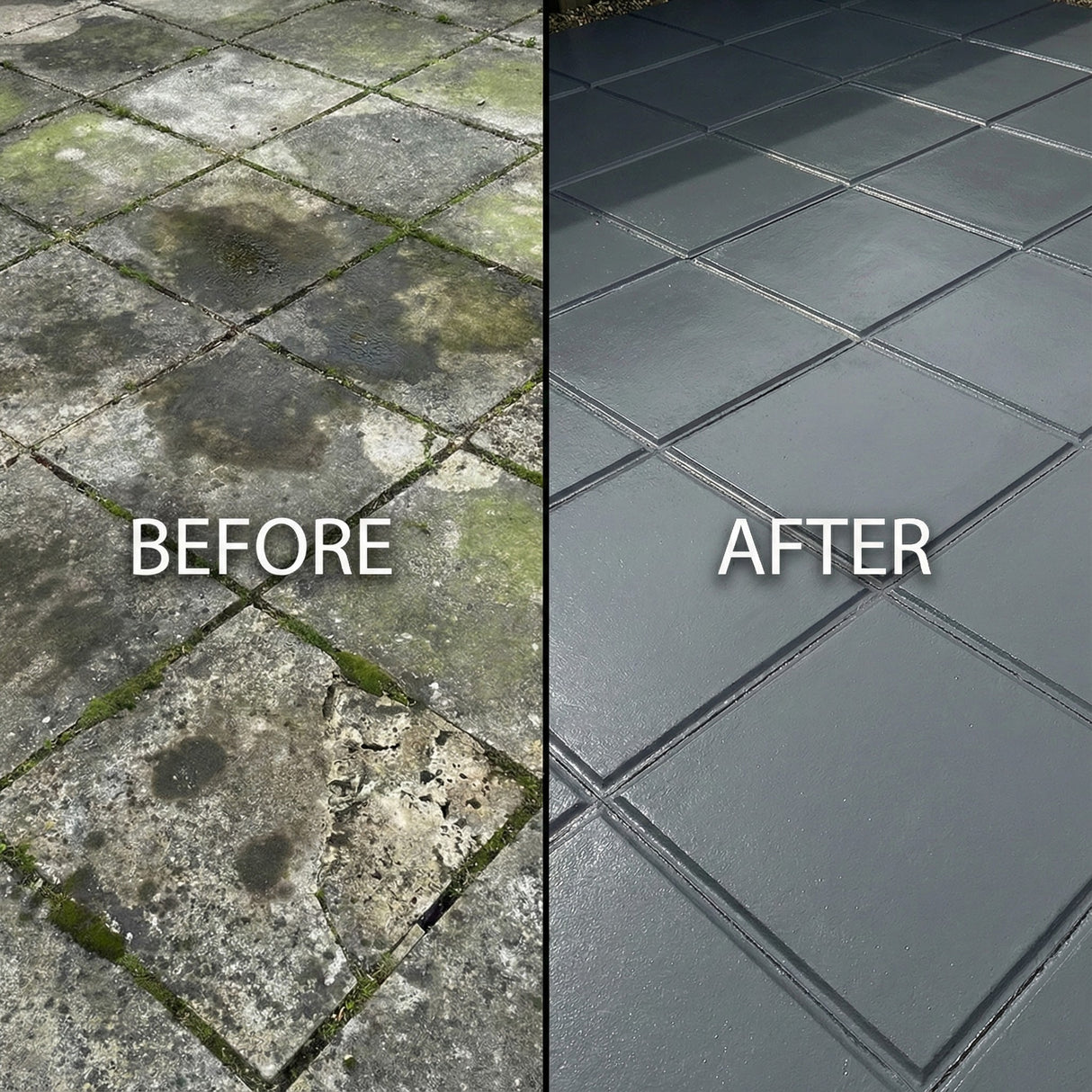 Everest - Vernice e sigillante per pavimenti in cemento/patio Ultimate QD - Interno ed esterno - Antiscivolo