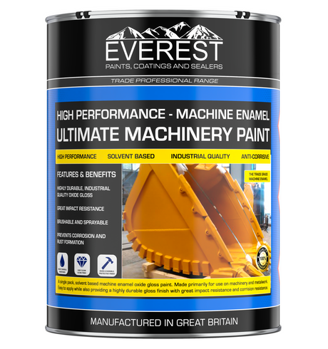 Everest Paints - Ultimate Machine Enamel Machinery Paint - Solvent Based