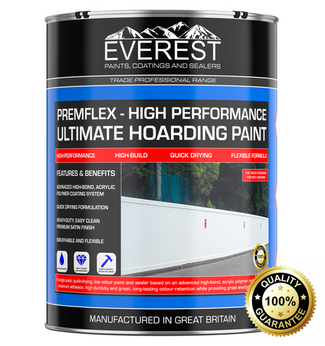 Everest Paints - PREMFLEX - Ultimate Hoarding Paint - High Performance