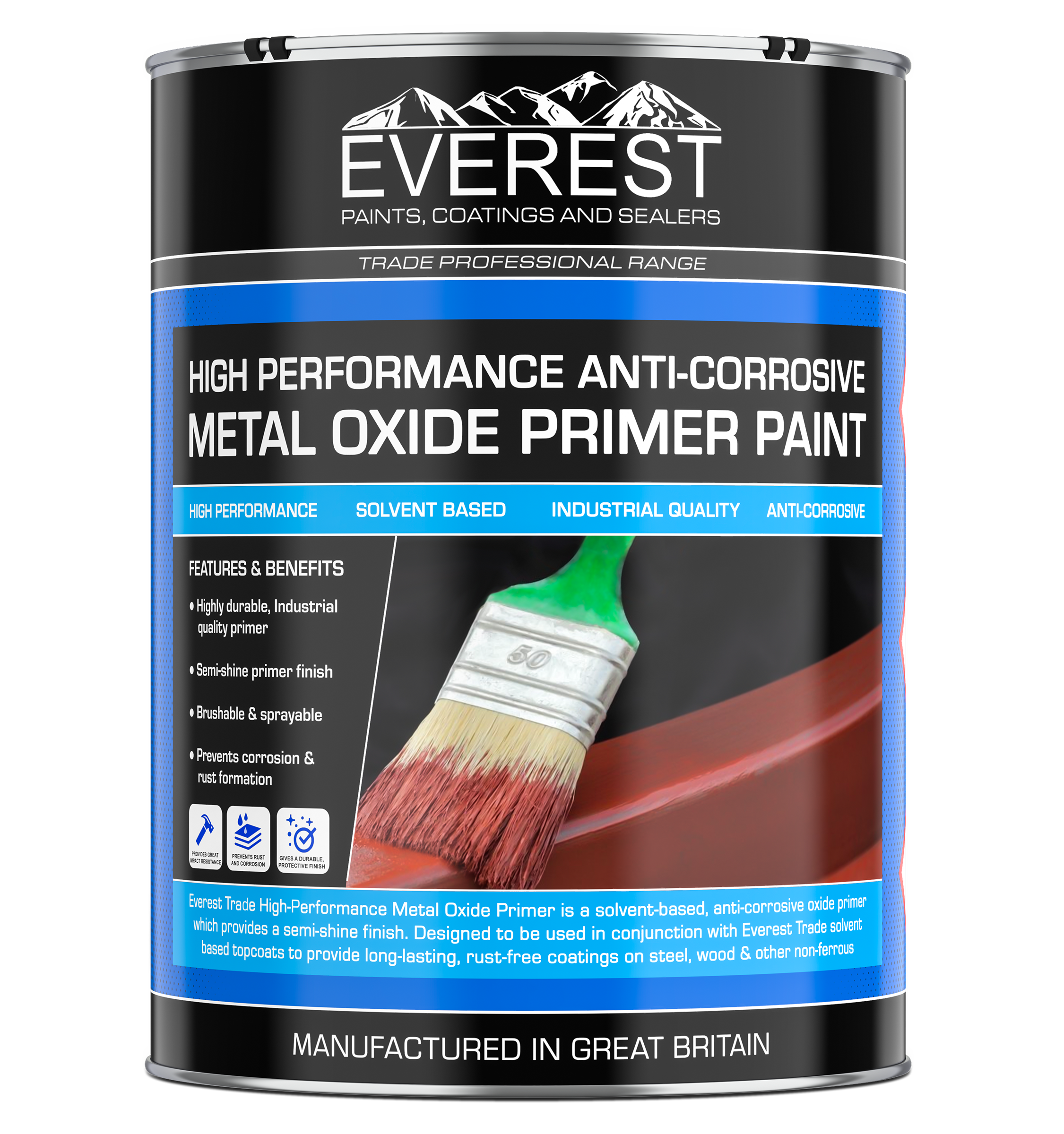 Iron Primer Galvanised Paint Price Everest Trade Anti-Corrosive