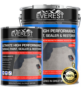 Everest Trade - Sigillante e restauratore definitivo per asfalto - Alte prestazioni - Nero e rosso