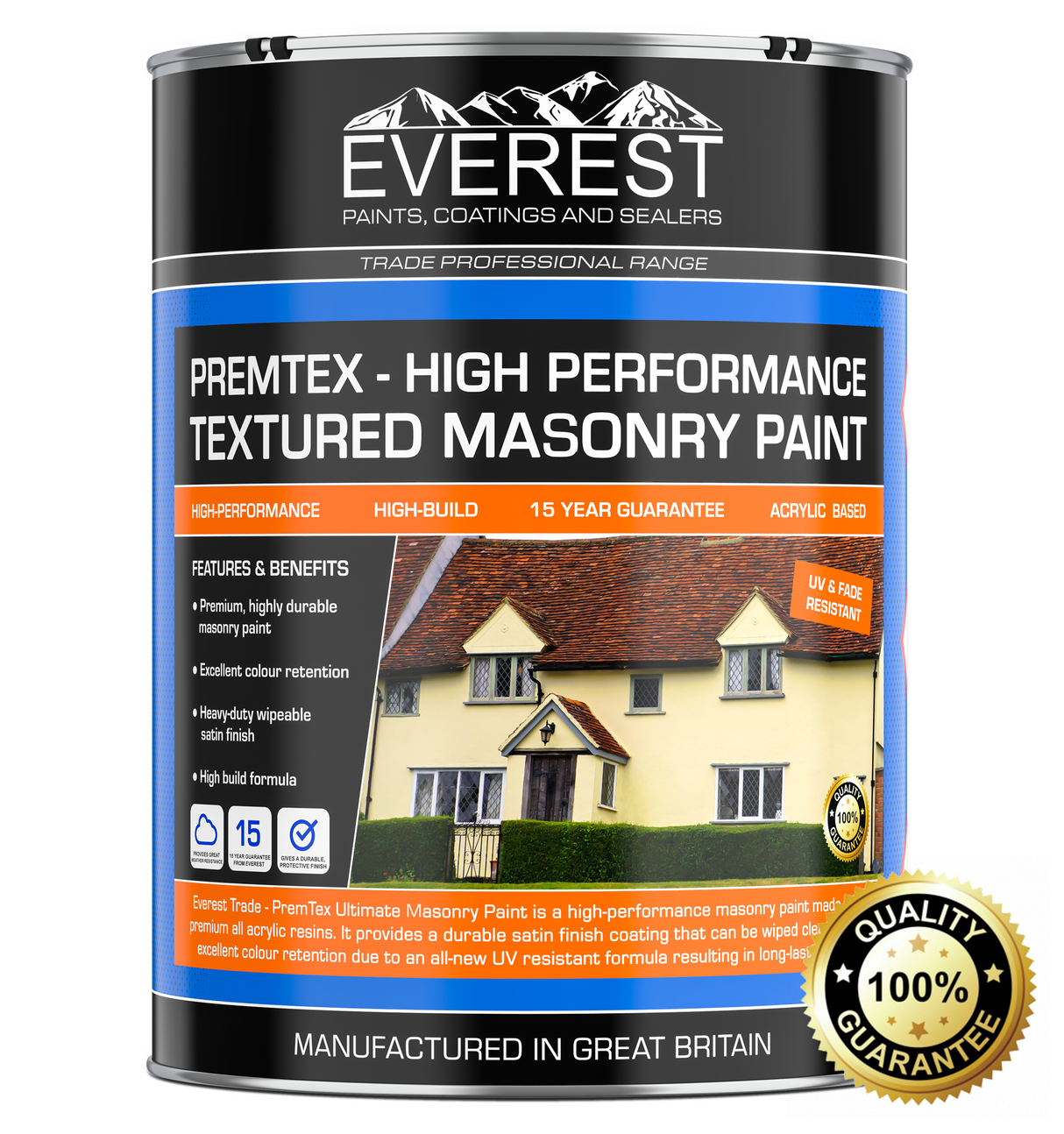 Everest - Textured Masonry Paint - PremTex Acrylic Masonry Paint Main