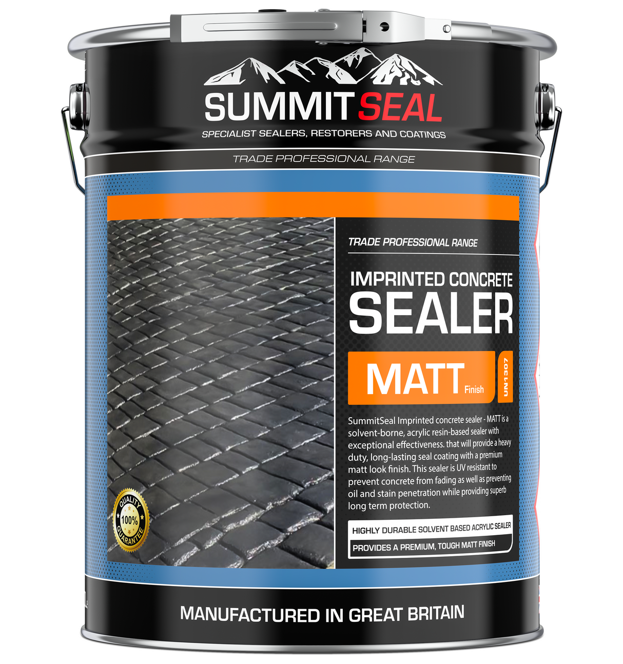 SummitSeal Imprinted Concrete Sealer Matt Finish