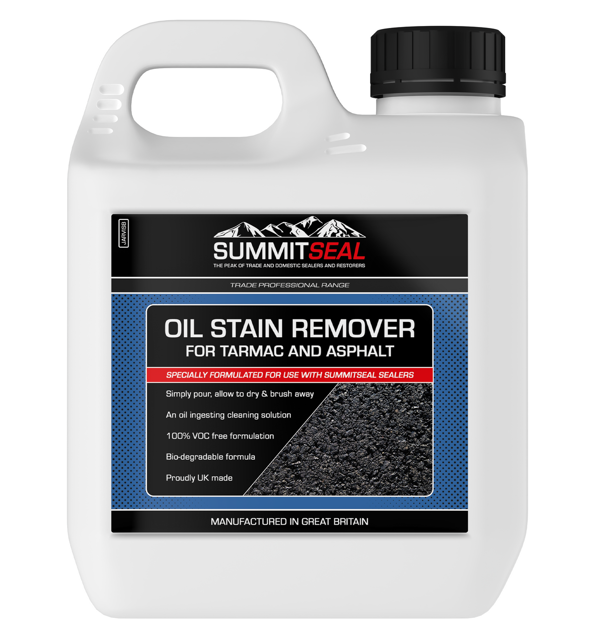SummitSeal - Oil Stain Remover for Tarmac and Asphalt (Available in 1 & 5 Litre Sizes)