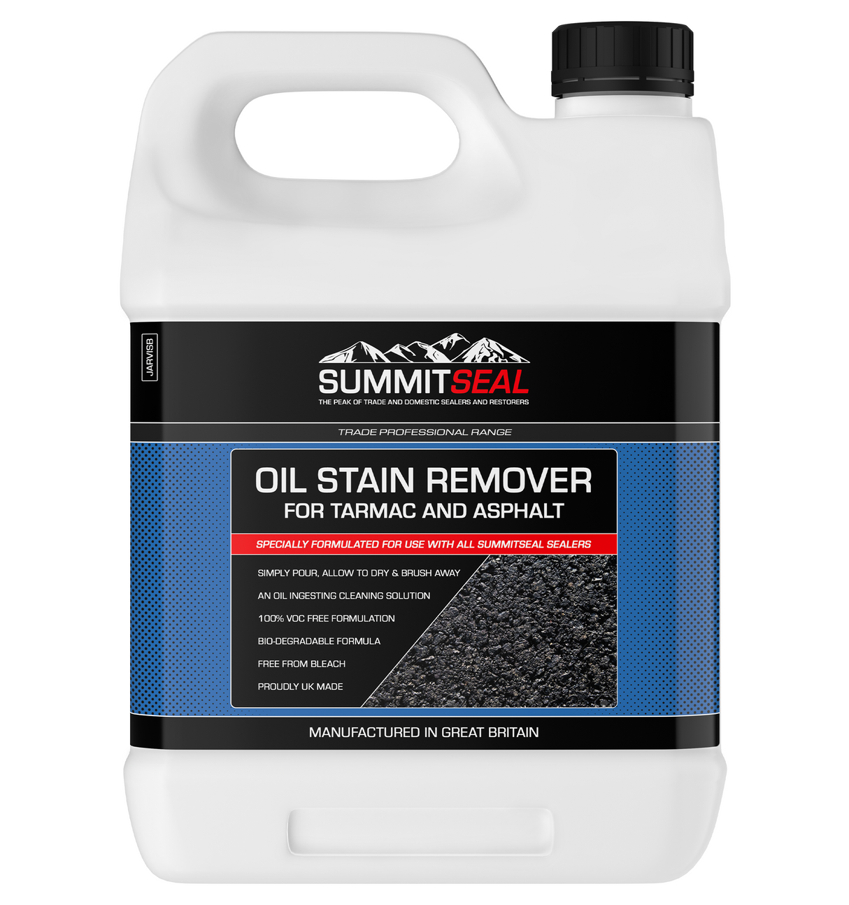 SummitSeal - Oil Stain Remover for Tarmac and Asphalt (Available in 1 & 5 Litre Sizes)