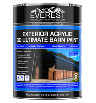 Everest Acrylic Barn Paint 5 Litre Midnight Black