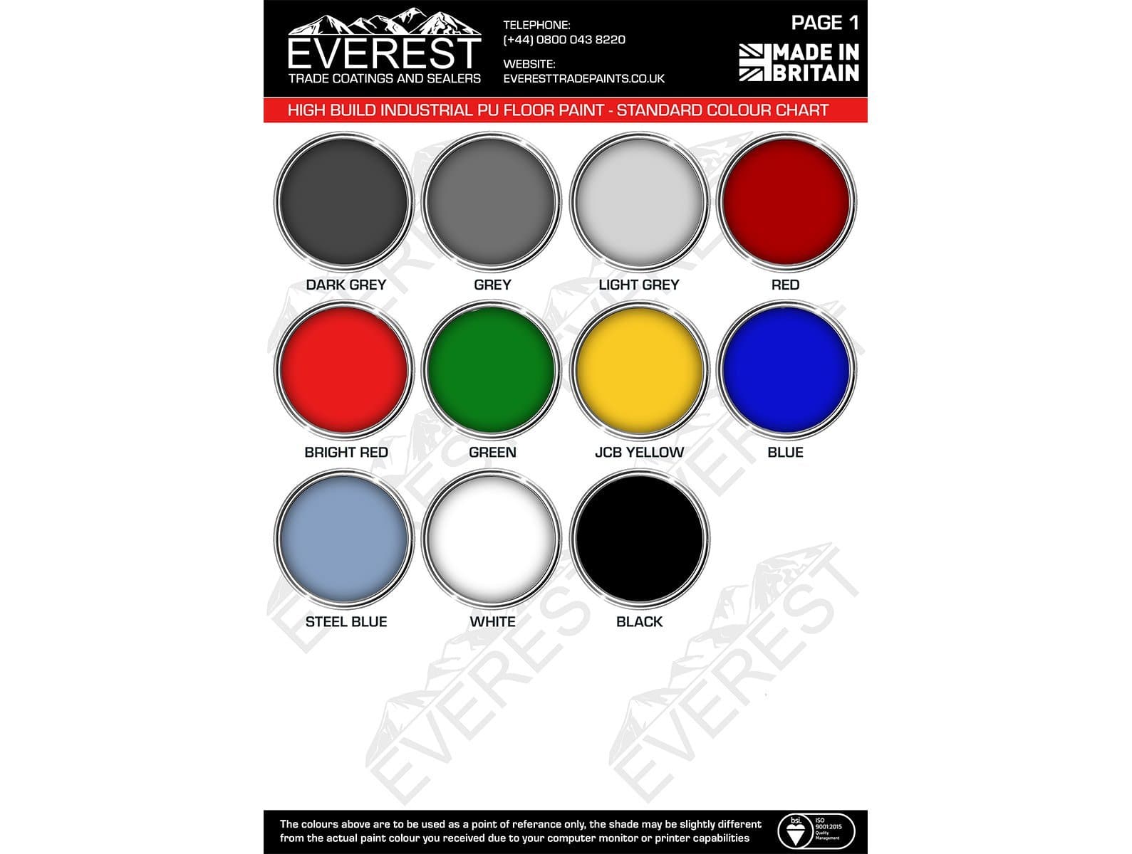 EverFlor - PolyFlor Industrial Floor Paint - Anti - Slip - Everest Paints