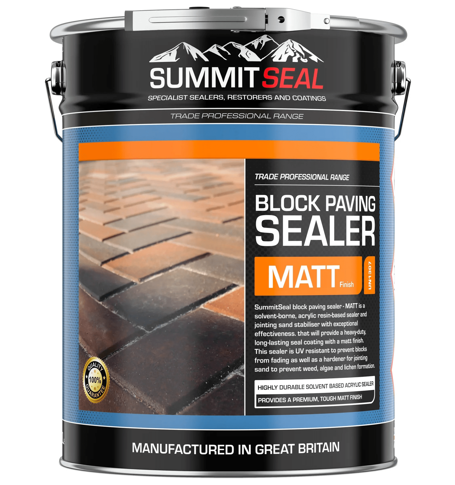 SummitSeal - Block Paving Sealer – Acrylic Solvent Based – Matt - Everest Paints